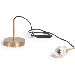 Kave Home - Fulvia hanglamp fitting van metaal met gouden afwerking