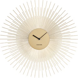 Karlsson - Wandklok Peony - Goud- Ø45cm