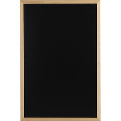 Zeller krijtbord magnetisch - 40 x 60 cm - hout - Krijtborden