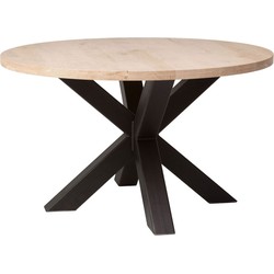 Eetkamertafel Rond Eiken met Sterpoot – 150 cm