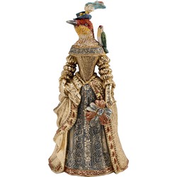 Decofiguur Bird Lady 37cm