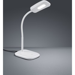 Moderne Tafellamp  Boa - Kunststof - Wit
