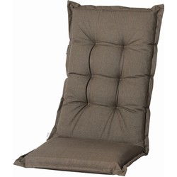 Kussen hoog 50x123 outdoor Oxford taupe (4 stuks)