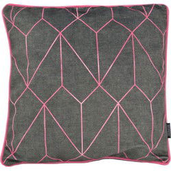 Velvet Graphic Pink | 45 x 45 cm | Kussenhoes | Velvet/Polyester