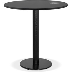 Kleine eettafel LUCETTE zwart