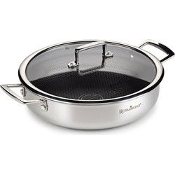 Rosmarino HexaPRO Lage Braadpan met deksel - 28cm