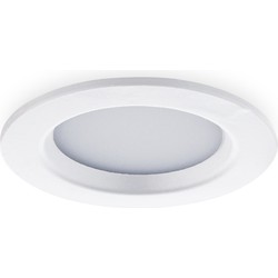 Groenovatie LED Paneel Plafondlamp 9W, Rond ⌀12cm, Warm Wit, Inbouw