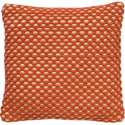 Dutch Decor DENLEY - Kussenhoes van katoen Potters Clay 45x45 cm - oranje - Dutch Decor