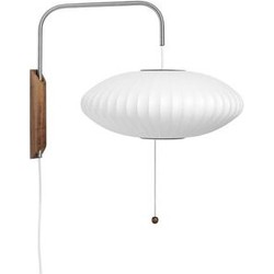 Hay Nelson Saucer Wall Sconce Cabled Wandlamp Small - Wit