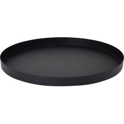 LOFT42 Serva Metalen Dienblad – Zwart – Ø40 cm