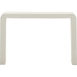 Kave Home - Aiguablava console in wit cement, 120 x 80 cm