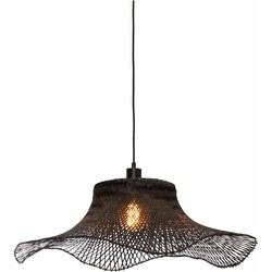 Hanglamp Ibiza - Bamboe Zwart - 65x65x20cm