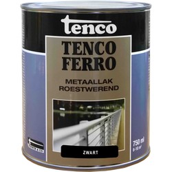 Ferro zwart 0,75l verf/beits - tenco