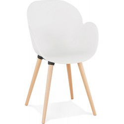 PICATA design stoel 595x59x845 cm Wit