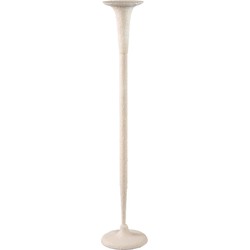 PTMD Kandelaar Krish - 14x14x74 cm - Ijzer - Creme