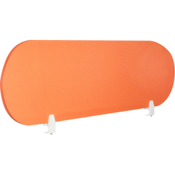Beliani SPARKY - Bureauscheidingswand-Oranje-Polyester
