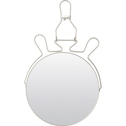Meraki Spiegel Met Vergootglas Staal - 25 cm