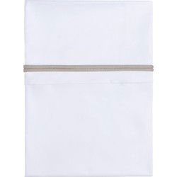 Baby's Only Wieglaken gebreide bies - Leem/Wit - 80x100 cm - 100% egyptisch katoen