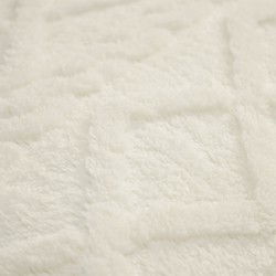 Dekbedovertrekset Jacquard Teddy Whisper White - 140x200/220+1*60x70 cm