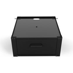 Wasophoogte Wasophoogte wasmachine verhoger - Ecoslim XL met Lade - Zwart
