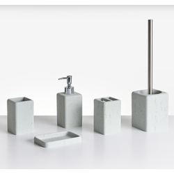 VILCANOTA - Badkameraccessoireset - Grijs - Polyresin