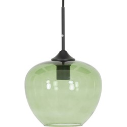 Light and Living hanglamp  - zwart - glas - 2952281