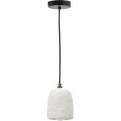 Kave Home - Plafondlamp Sineu van wit papier-maché Ø 34,5 cm