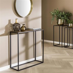 Hoyz - Haltafel iron metallic - Brons antiek