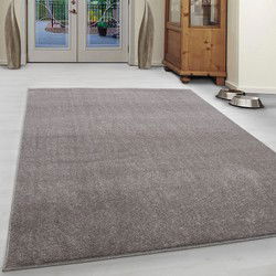 Outlet - Basics Effen Vloerkleed Beige Laagpolig- 80x150 CM