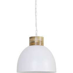 Light & Living - Hanglamp Samana - 40x40x36 - Wit