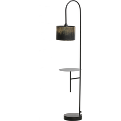 BePureHome Blackout Vloerlamp - Metaal - Zwart - 160x30x43