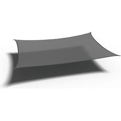 Platinum Coolfit schaduwdoek rechthoek 3,0 x 5,0 x 3,0 x 5,0m - Antraciet