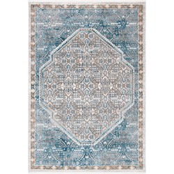Safavieh Contemporary Indoor Woven Area Rug, Shivan Collection, SHV714, in Blue & Grey, 122 X 183 cm