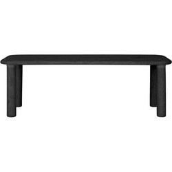 DTP Home Dining table Clio rectangular 230 PEPPER,76x230x100 cm, mortex