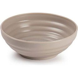 Plasticforte Kommetjes/schaaltjes - kunststof - D13x5 cm - taupe - Kommetjes