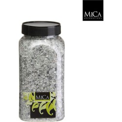 3 stuks - Spiegelglas transparant fles 1 kilogram - Mica Decorations
