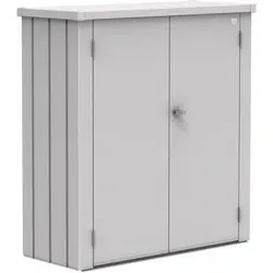 BIOHORT | Terraskast Romeo | Zilver Metallic | Formaat M | 140 x 57 cm