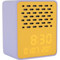 Karlsson - Wekker Funky Vibes Blue Tooth Speaker - Purple & yellow