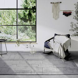 Villeroy & Boch - Laagpolig vloerkleed Wol - Wilhelmine - Grijs - 80x250 cm