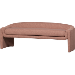 BePureHome Zone Bankje - Polyester - Rose Dust - 58x160x55