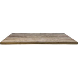 Rechthoekig tafelblad Portland - 220x100x5 - Naturel - Mangohout