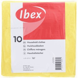 Ibex Vaatdoekjes - 10x - viscose - geel - vaatdoeken - Vaatdoekjes