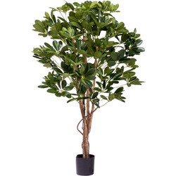 Kunstplant Schefflera Deluxe 120 cm | NeverLeafs