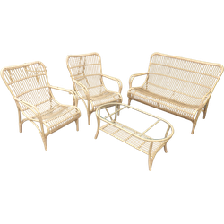 Tahiti loungeset light bamboo