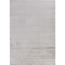 Cara vloerkleed - Architectura Modern Japandi - Zilver - 240 X 340 CM