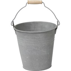Zinc Old Look Bucket 3 Litres D18H18 cm bloempot - MCollections
