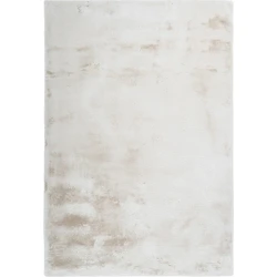 Magna Hoogpolig Crème vloerkleed - Effen Zacht - 120 X 170 CM