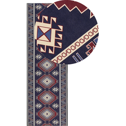 Beliani KANGAL - Laagpolig-Blauw-Polyester