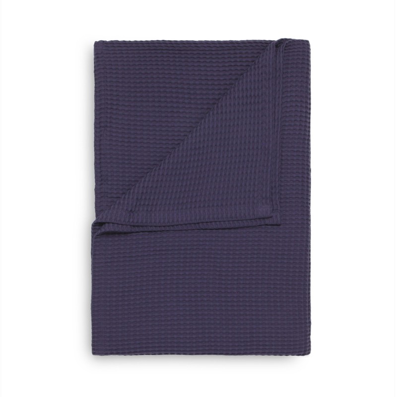 Bedsprei Wafel 240x260 cm vintage purple - 100% Katoen - 