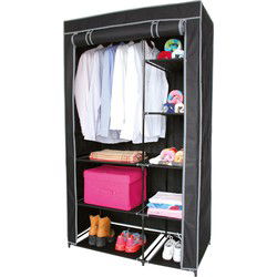 Urban Living Mobiele kledingkast - opvouwbaar - 100 x 50 x 170 cm - Campingkledingkasten